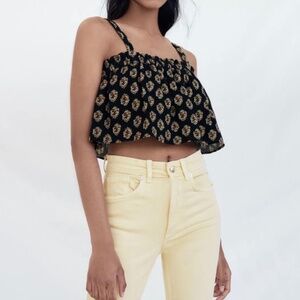 Zara Boho Crop Top
